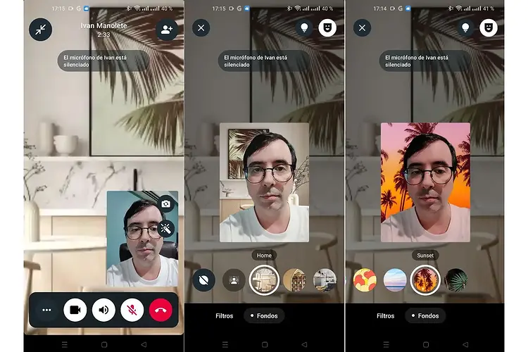 video call whatsapp bisa pakai filter