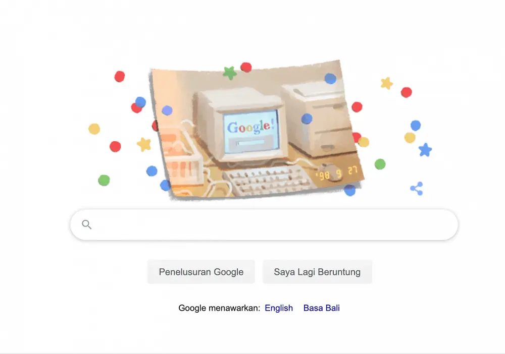 Google Rayakan Ulang Tahun 