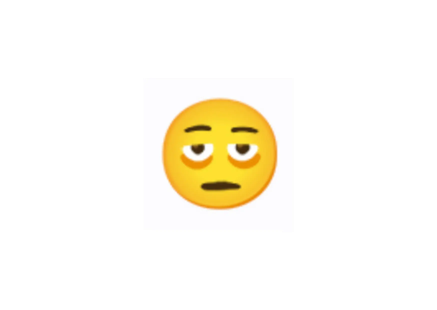 emoji mata kurang tidur