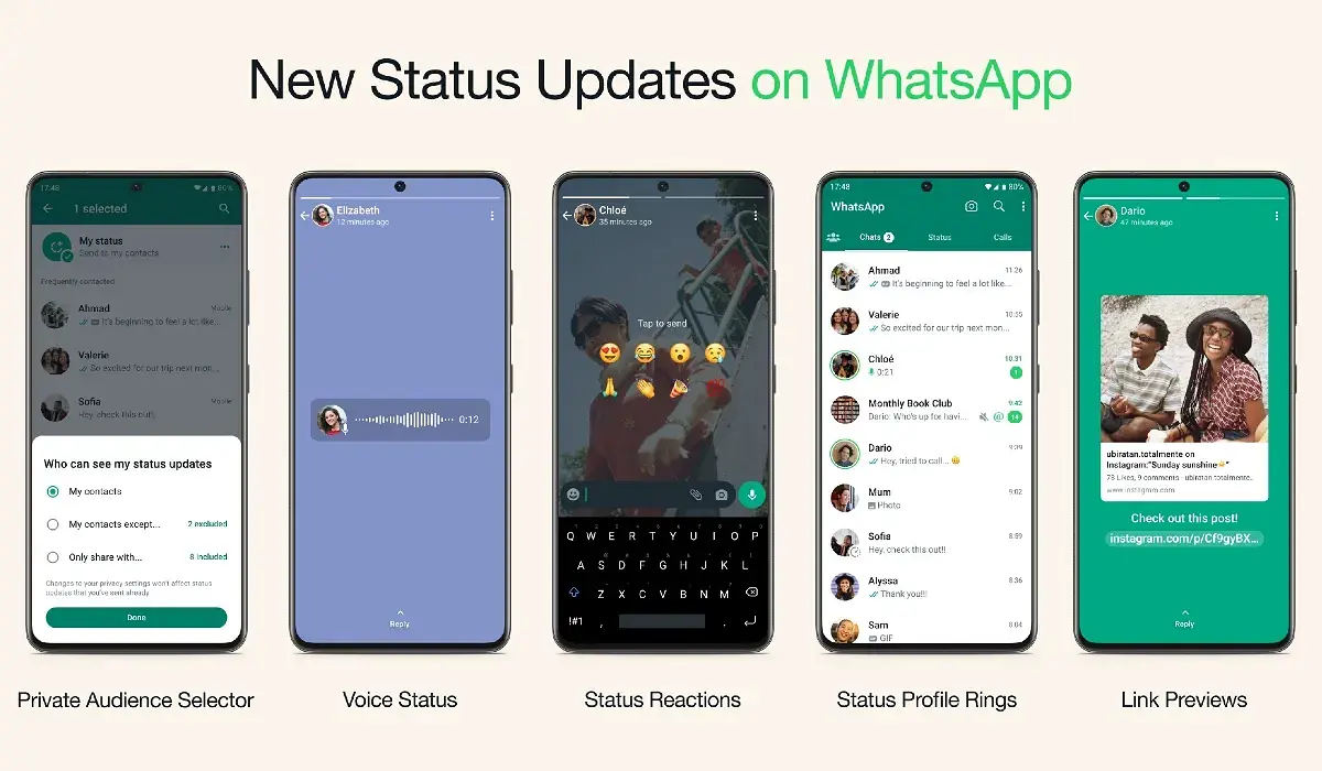 WhatsApp Voice Status