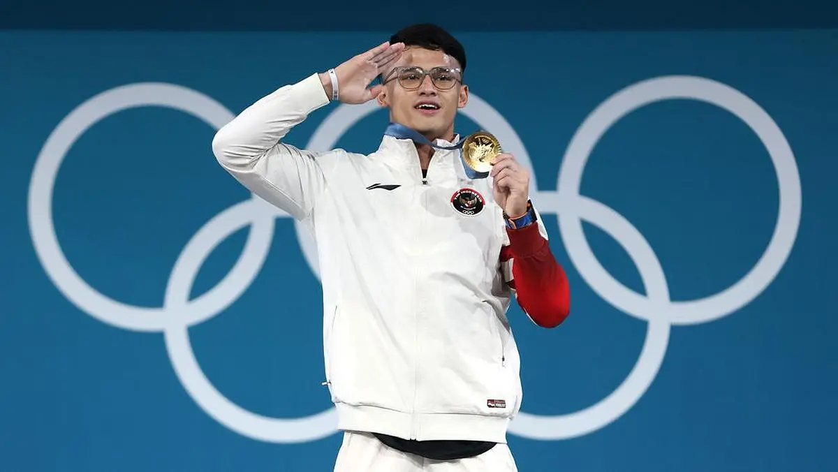 Indonesia Raih 2 Emas Olimpiade Akhiri Penantian 32 Tahun