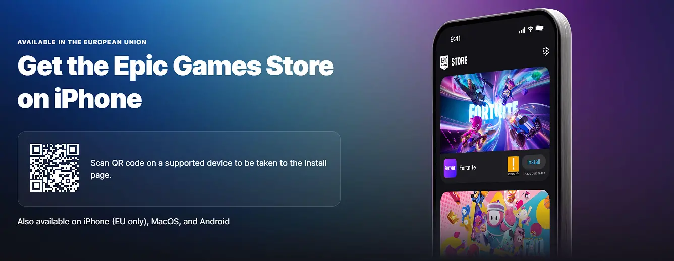 epic games store hadir di android dan ios