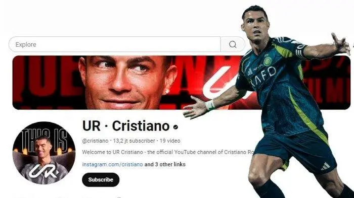 YouTube Cristiano Ronaldo