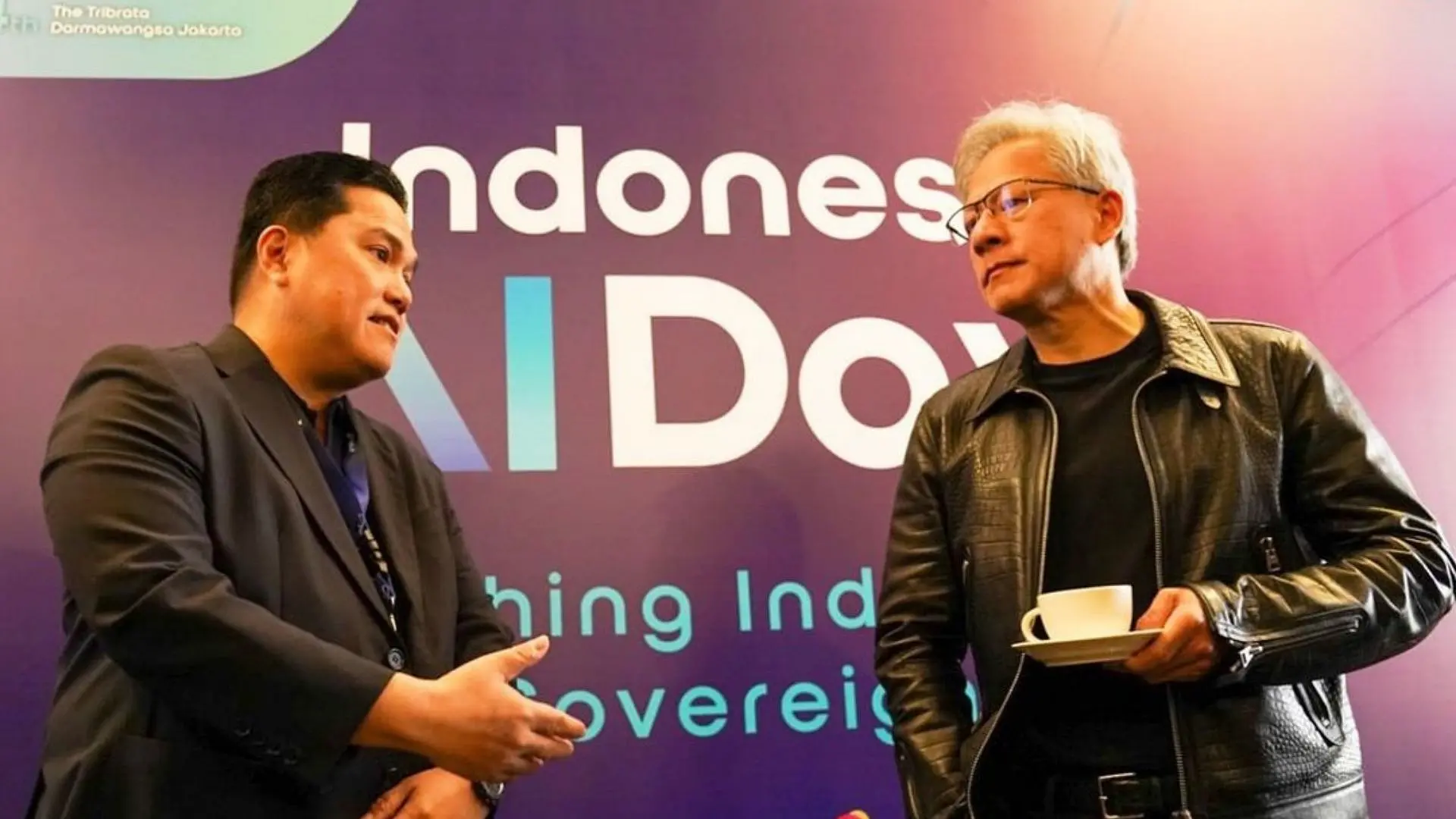 CEO Nvidia erick tohir Indonesia AI