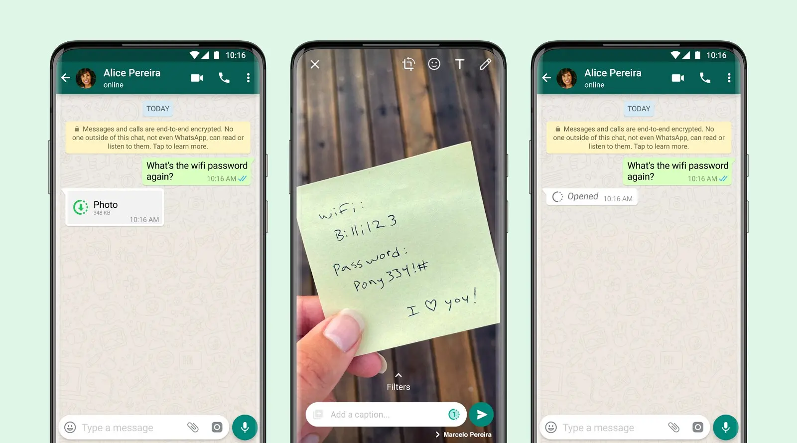 foto video whatsApp sekali lihat