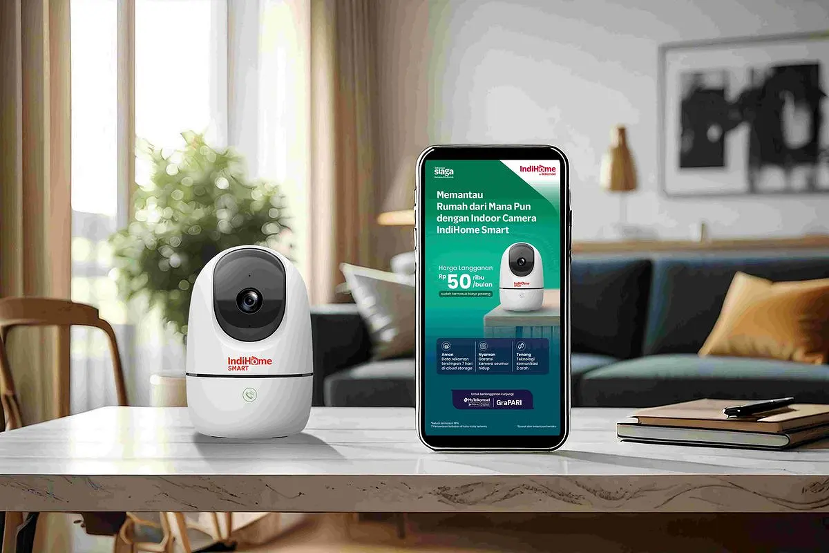 Telkomsel IndiHome SMART Camera CCTV