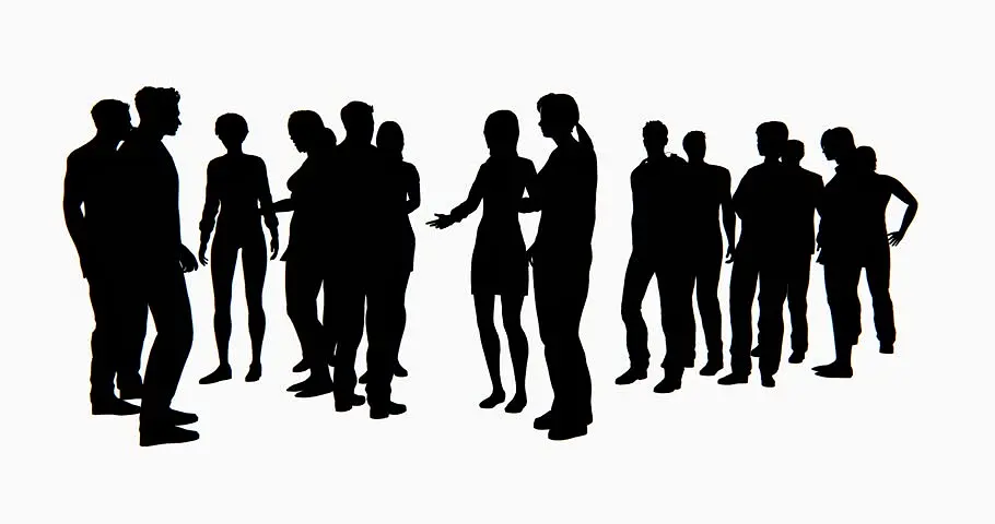 4k group business people silhouette talking Stock Footage Video (100%  Royalty-free) 10556345 | Shutterstock