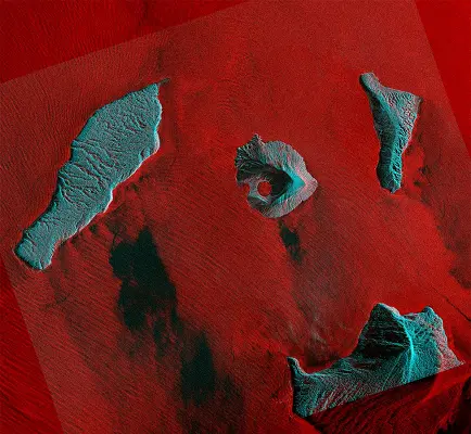 Potret dari Radar Satelit Finlandia: Gunung Anak Krakatau yang Menyebabkan Tsunami Selat Sunda
