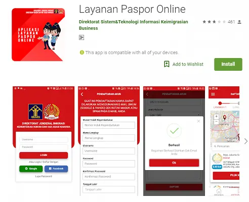 Aplikasi Layanan Paspor Online dari Direktorat Jenderal Imigrasi "Apapo"