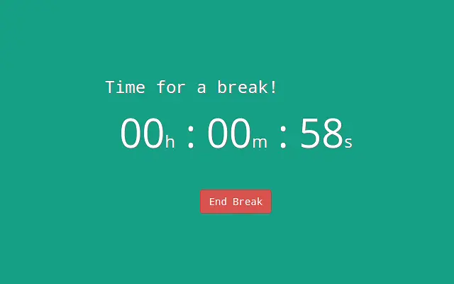 Break Timer, Ekstensi Google Chrome Bantu Kamu Atur Waktu Istirahat