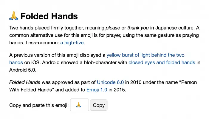 emoji berdoa