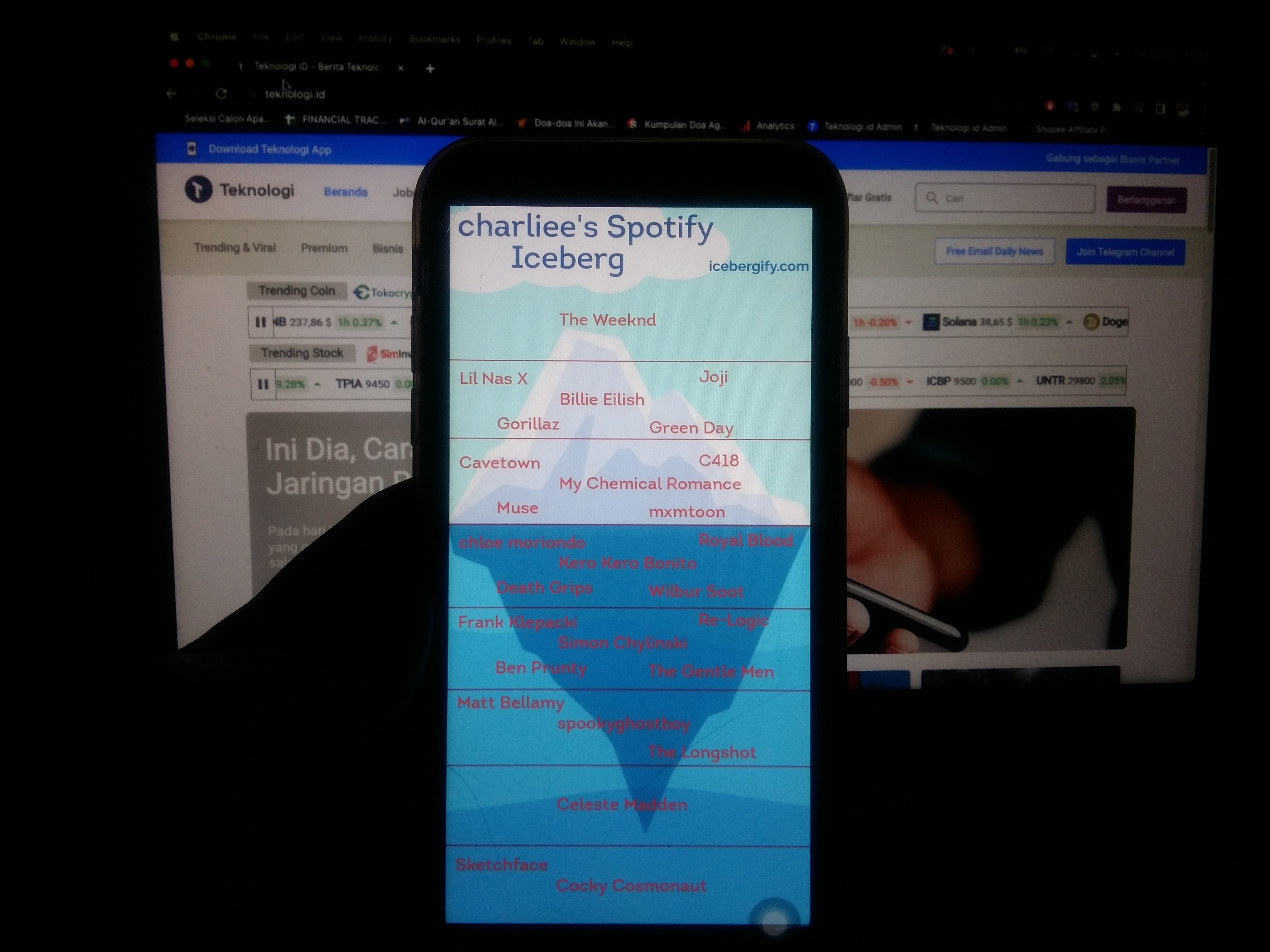 Viral di Medsos, Begini Cara Ikutan Tren Icebergify Spotify - Teknologi