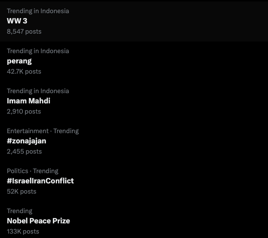 Ketegangan Iran-Israel-AS Picu Kekhawatiran Perang Dunia 3, Media Sosial Riuh - Teknologi id | Opsitek-3