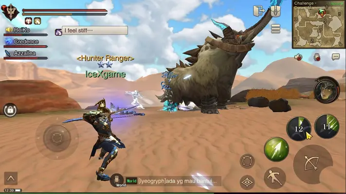 Errant Hunter Soul Desert Mammoth GamePlay - YouTube
