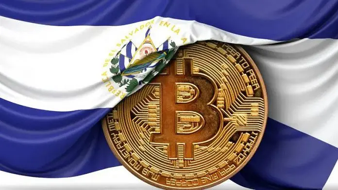 Ilustrasi El Savador adopsi pembayaran dengan Bitcoin.
