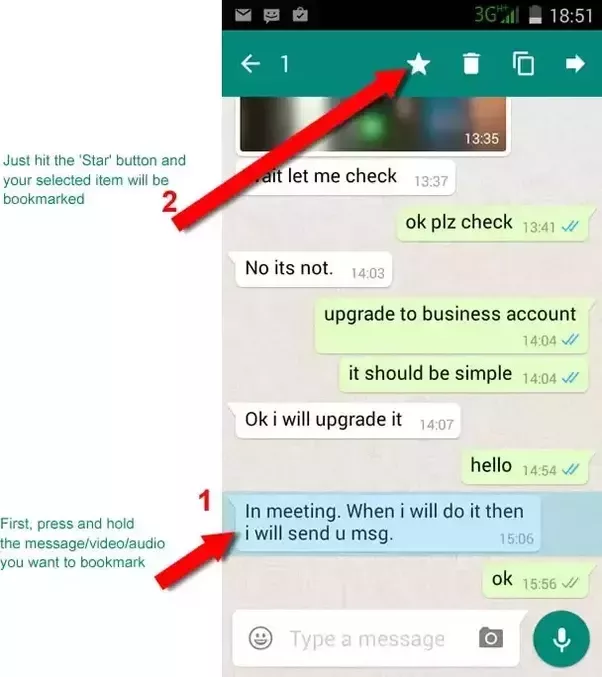 What are starred messages in WhatsApp? - Quora