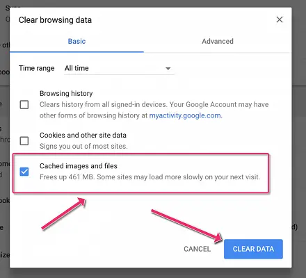 How to refresh cached images and files in Chrome – cloudHQ Support