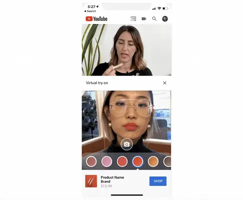 Fitur AR YouTube Mungkinkan Pengguna Coba Make Up Virtual 
