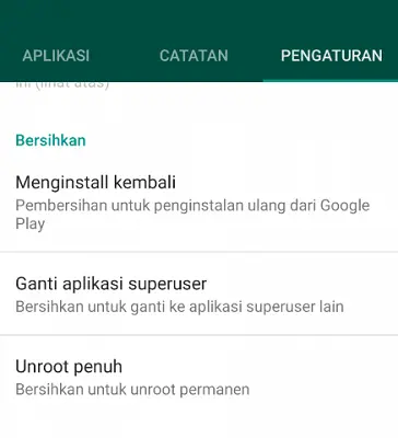 Unroot SuperSU Android