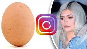 telur kalahkan rekor kylie jenner