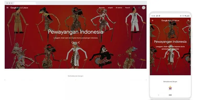 Google Arts & Culture Wayang