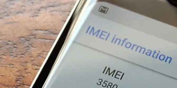 Ponsel BM yang tidak diblokir IMEI