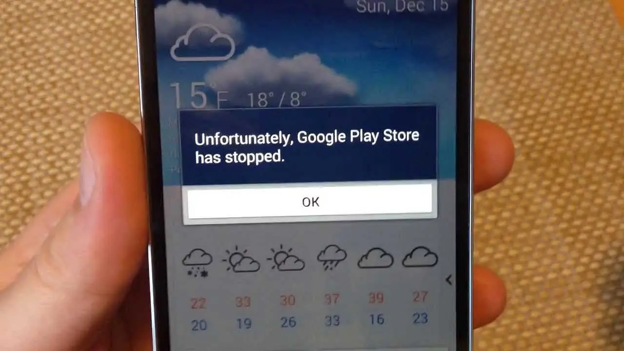 Play Store error