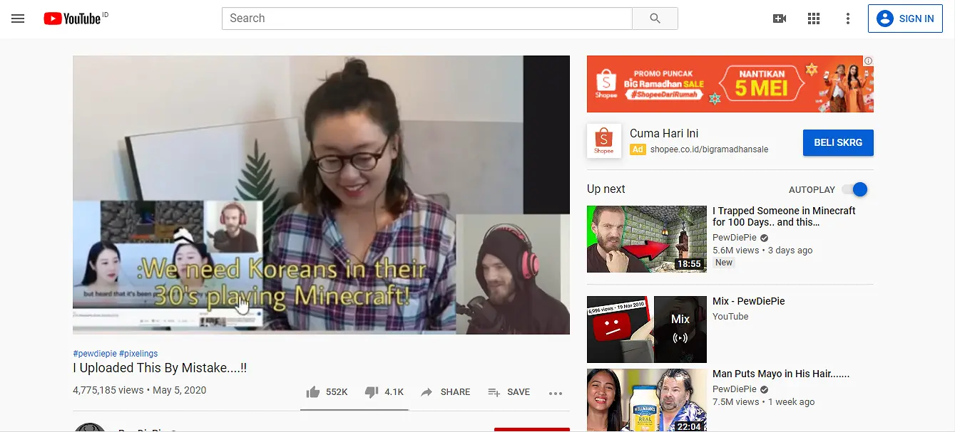 YouTuber modus penipuan