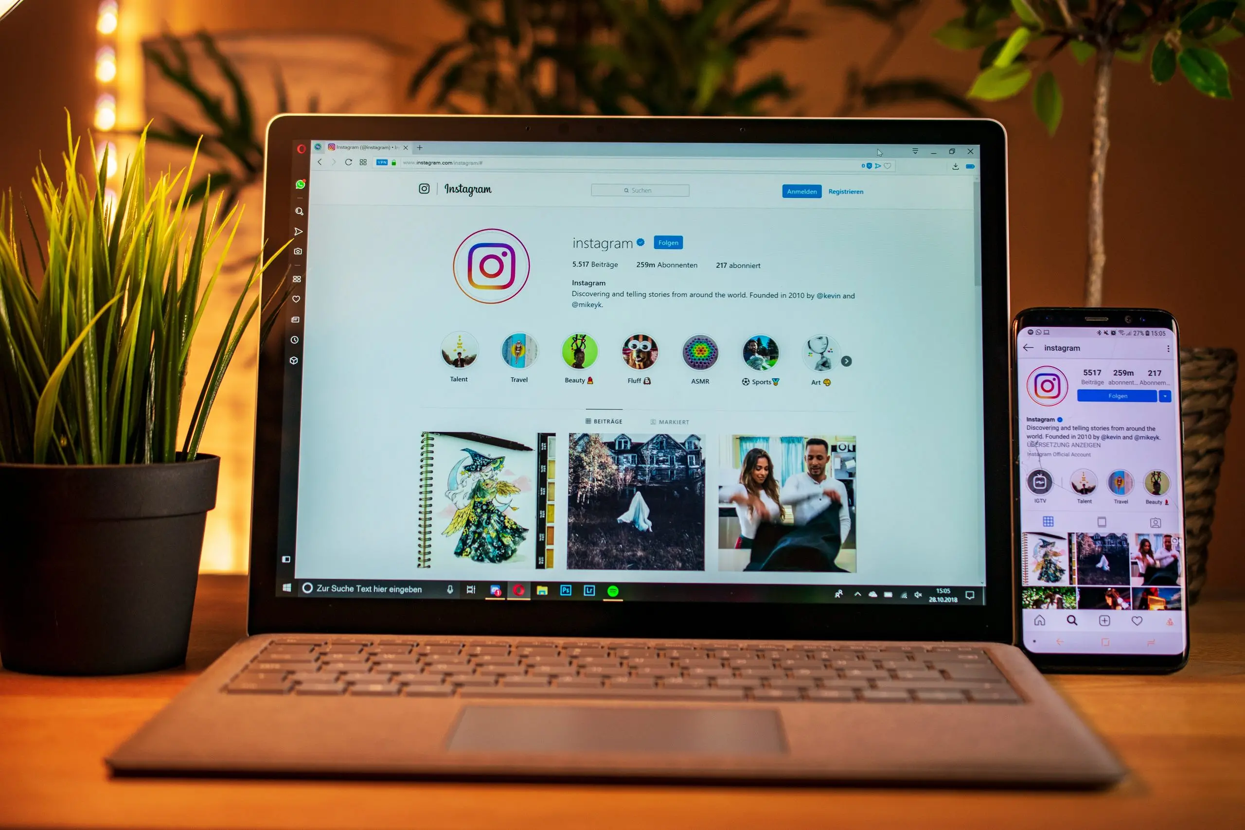 cara upload foto Instagram dari laptop