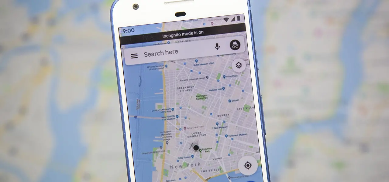 cara menggunakan mode penyamaran di google maps