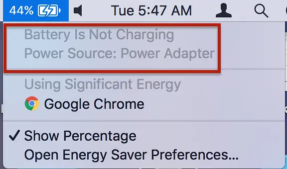 Not Charging Mac Book