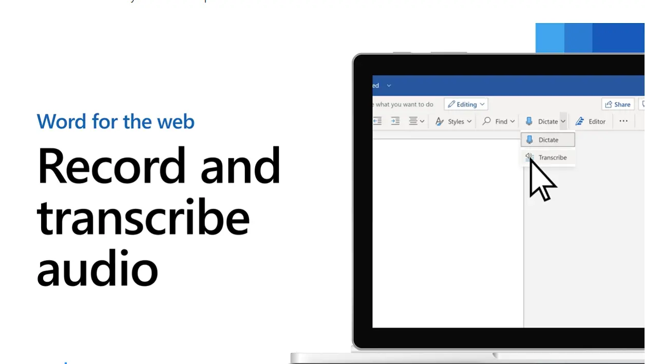 Microsoft Word hadirkan fitur transcribe