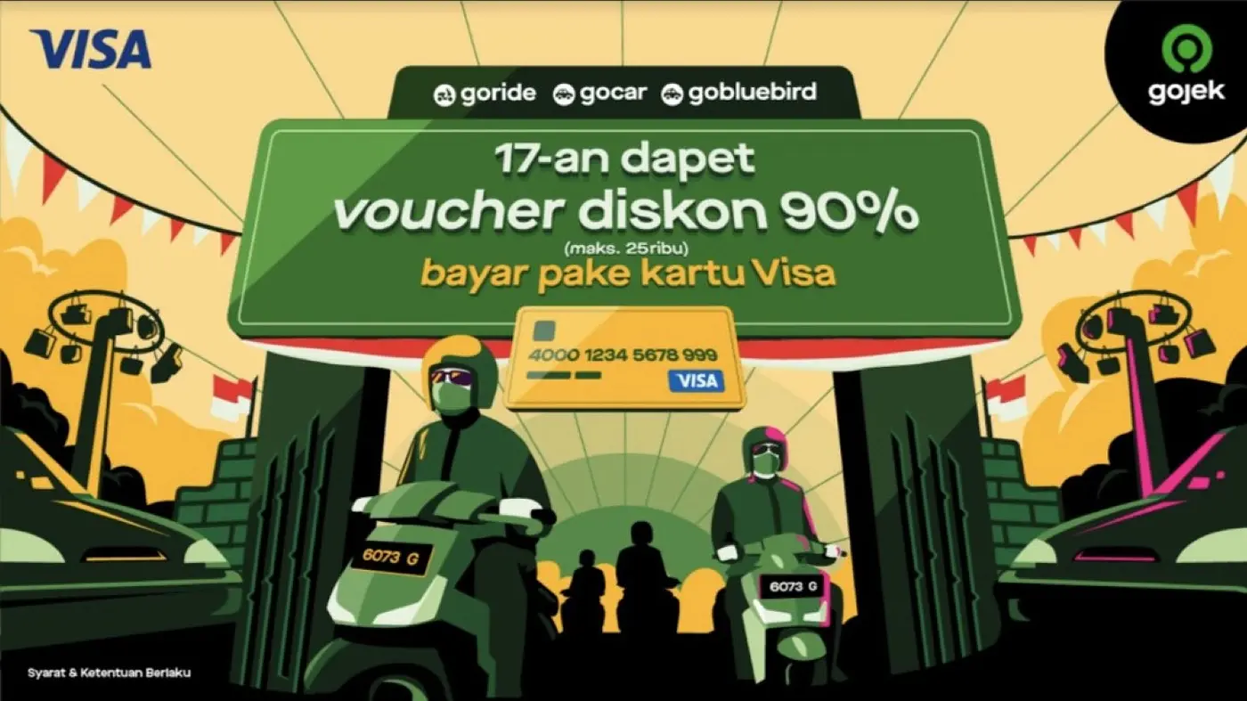 Bayar Gojek Pakai Visa