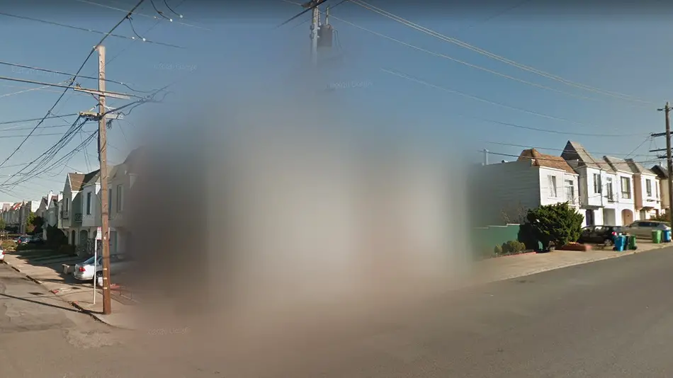 Blur Google Street