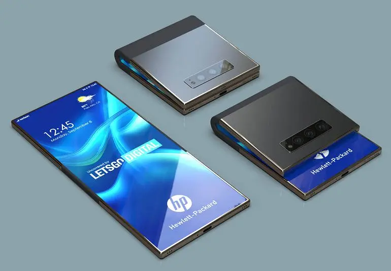 HP smartphone desain clamshell