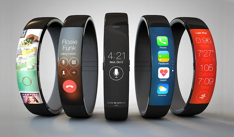 Layar Micro-LED Fitness Band Apple