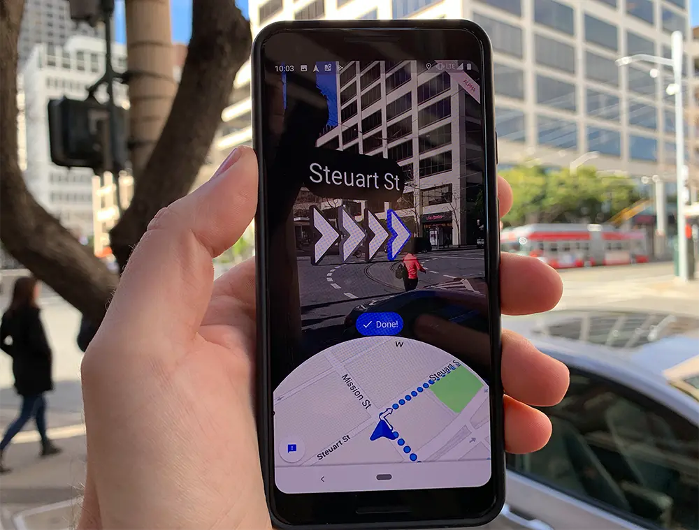 Google Tambahkan Mode AR pada Live View Google Maps