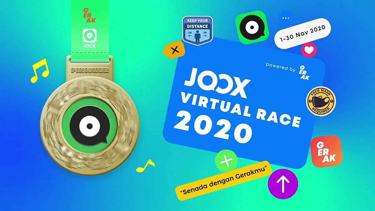 JOOX dan Gerak Helat Virtual Race Berkonsep Squad