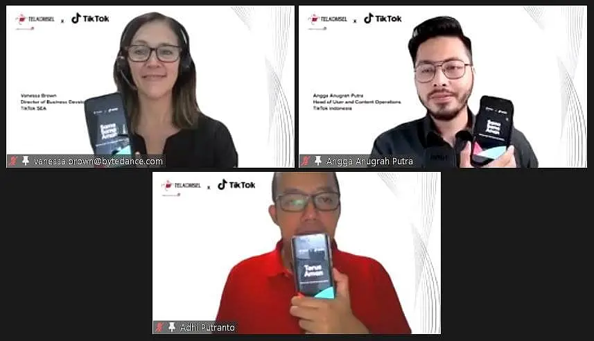 Telkomsel Gandeng TikTok, Dukung Kreativitas Kaum Muda