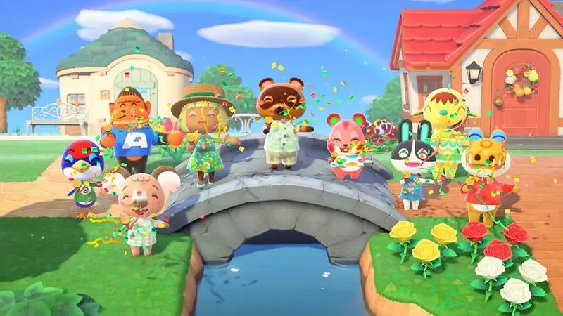 Video Game Permainan Kebahagiaan Animal Crossing Plants vs Zombies