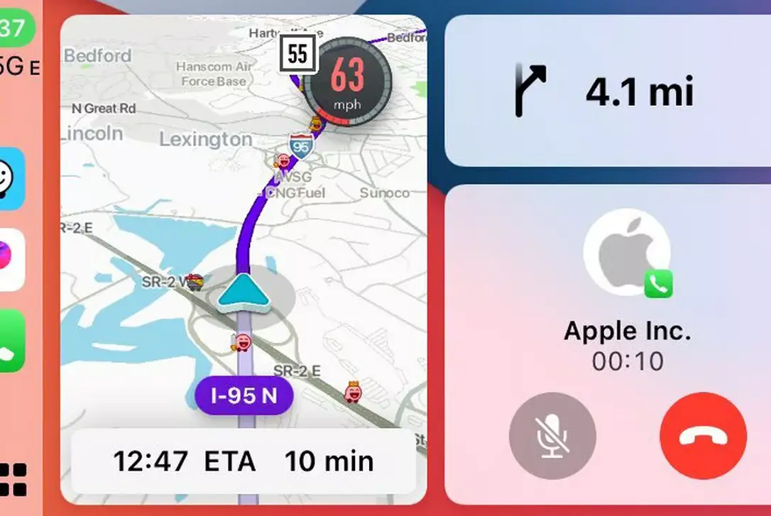 Waze CarPlay Apple Google