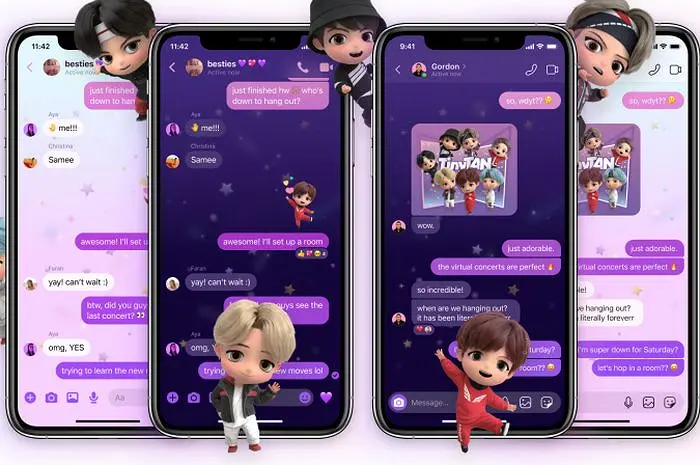 Facebook, Tema BTS di Instagram dan Messenger, Army, BTS Army, Tema BTS, Kpopers