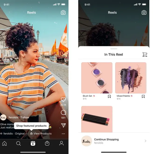 Shopping in Reels, Fitur Shopping Instagram, Reels, TikTok