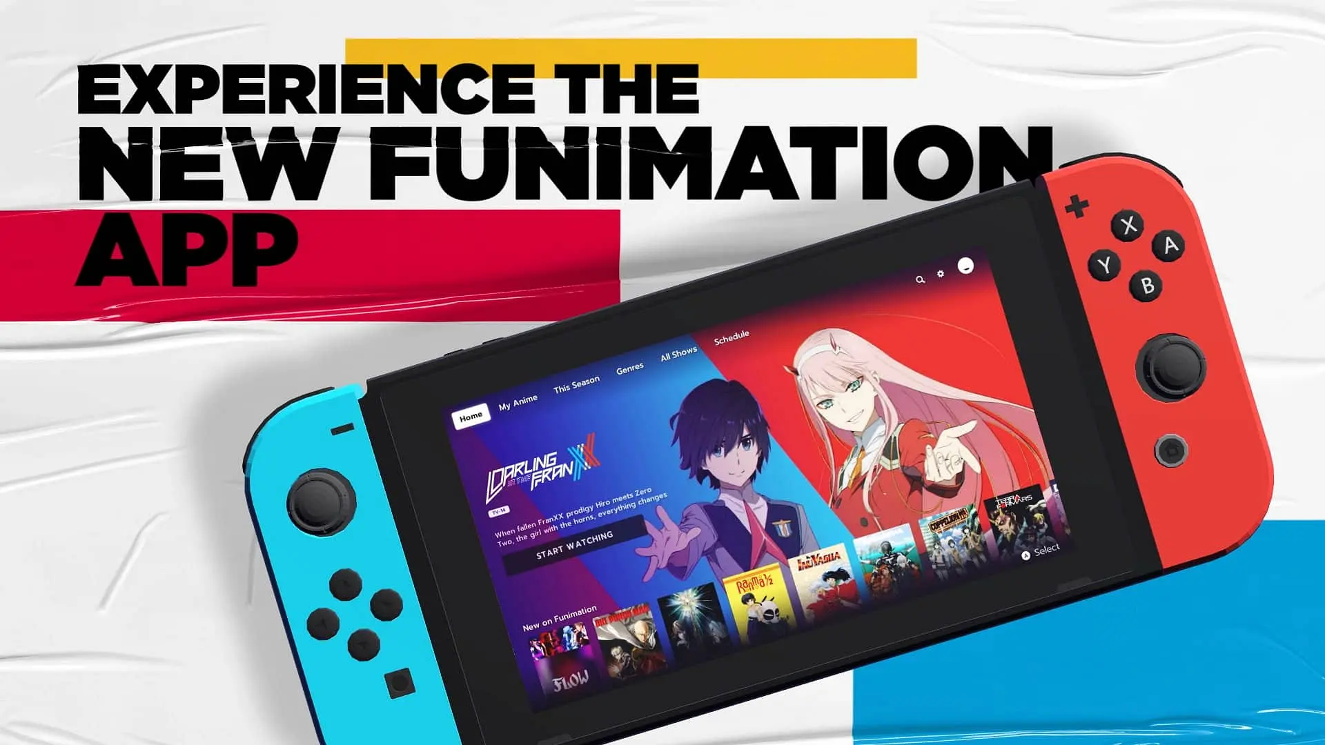 Aplikasi Funimation akan Hadir di Nintendo Switch