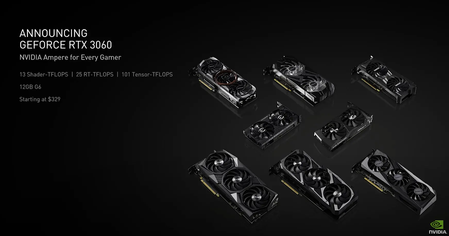 Nvidia Umumkan GeForce RTX 3060 pada CES 2021