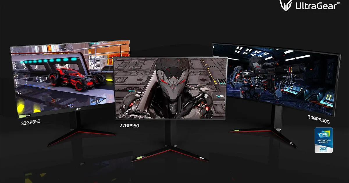 Tiga Monitor Gaming 4K Terbaru dari LG pada CES 2021