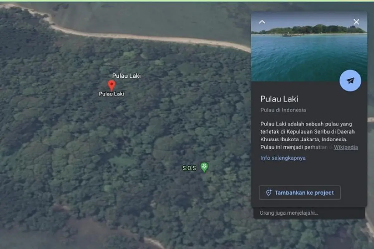 Sempat Viral, Google Akhirnya Hapus Tanda SOS di Pulau Laki