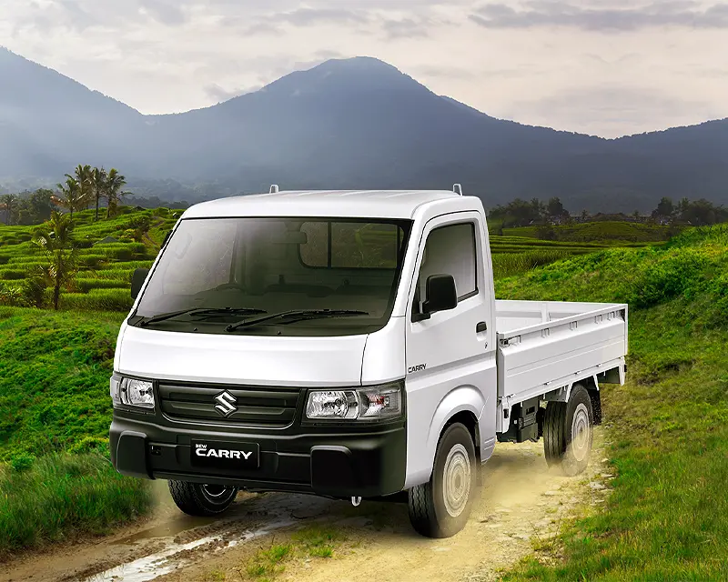 Suzuki New Carry Pick Up baru diluncurkan pada bulan Januari tahun ini. Perubahan terjadi pada desain eksteriornya yang lebih modern serta interiornya