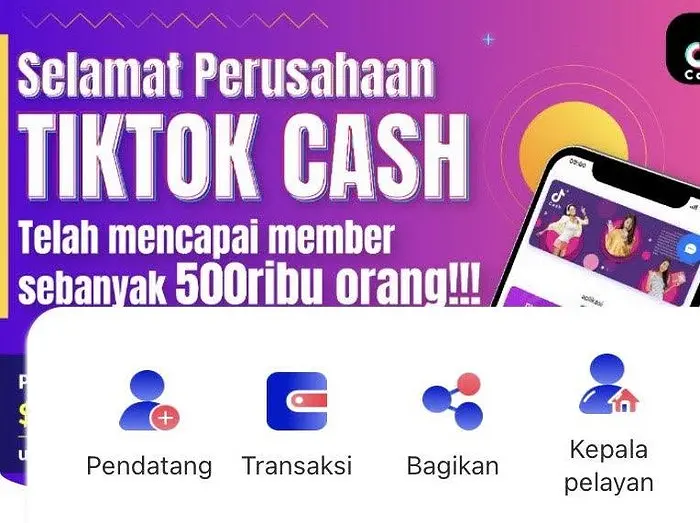 TikTok Cash, TikTok