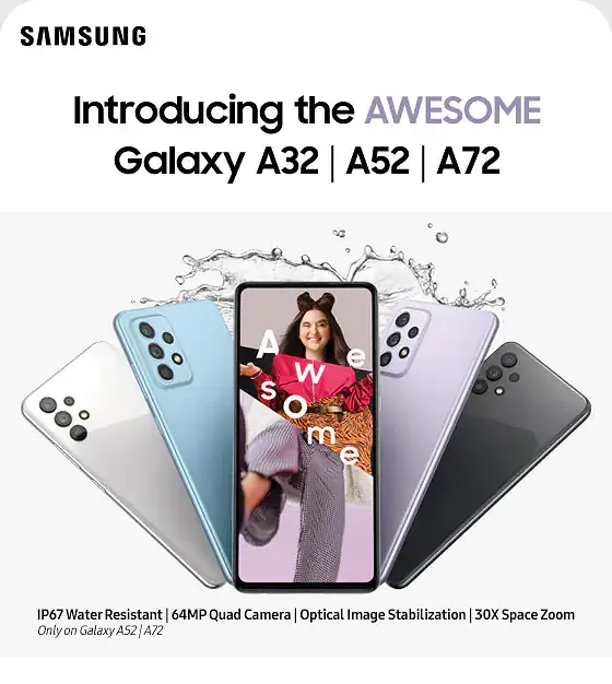 Spesifikasi dan Harga Samsung Galaxy A32, A52, dan A72